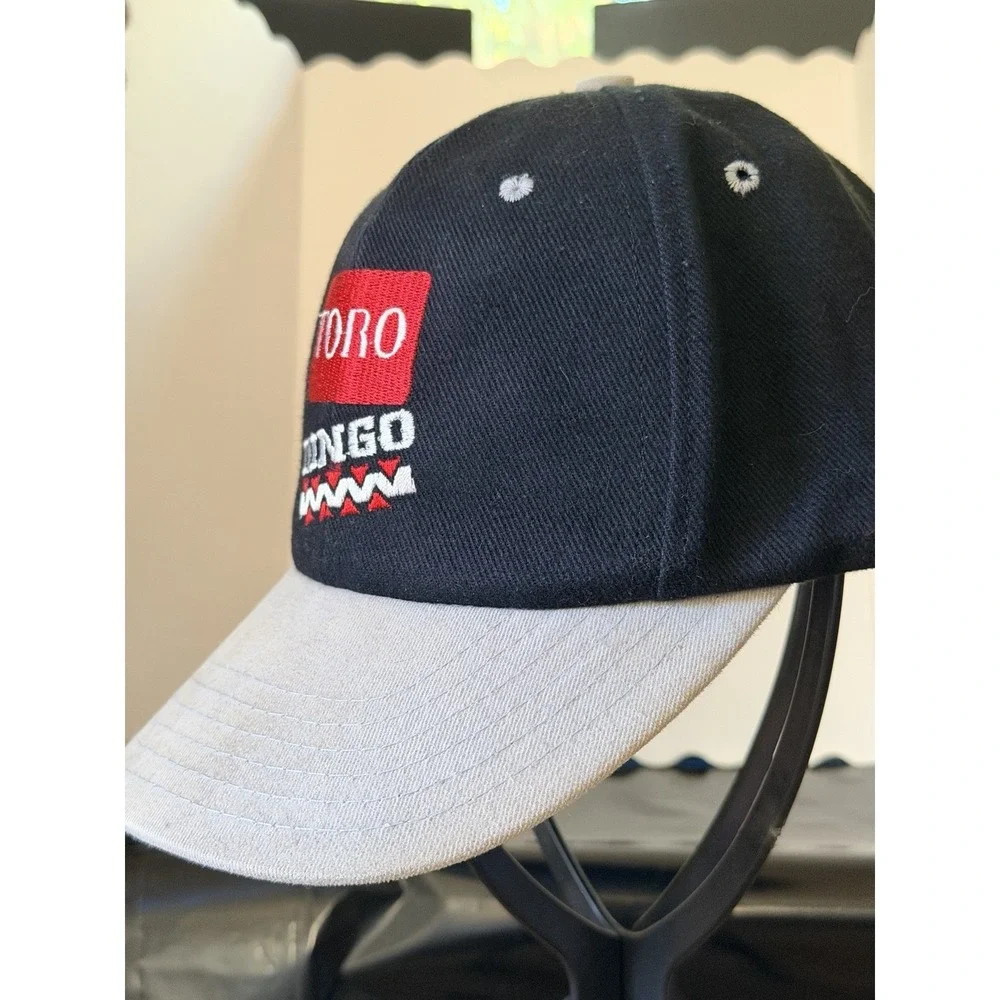 Vintage TORO Dingo Hat Mens Black Snapback Lawn Mower Equipment 90s Made In USA